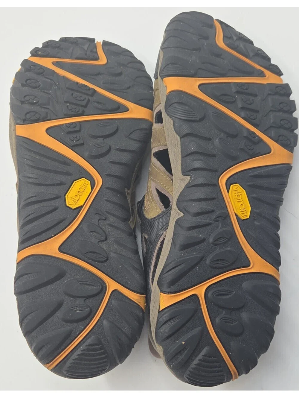 Merrell All Out Blaze Sieve Mens 10.5 Hiking Water Sandals Vibram Brown